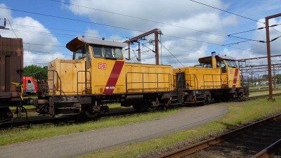 609 og 614 er koblet på og er i gang med at pumpe op