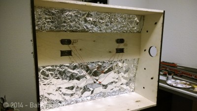 Modulet set fra neden