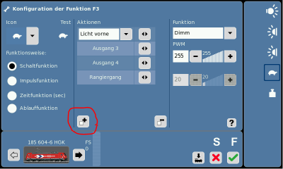 Du kan tilføje flere funktioner til samme knap.