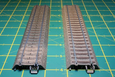 Märklin C vs. Trix C (Märklin venstre, Trix højre)